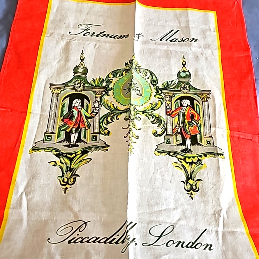 New Fortrum & Mason tea towel 100% cotton by Minky made in England
